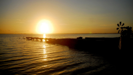 Amanecer en Puerto Padre