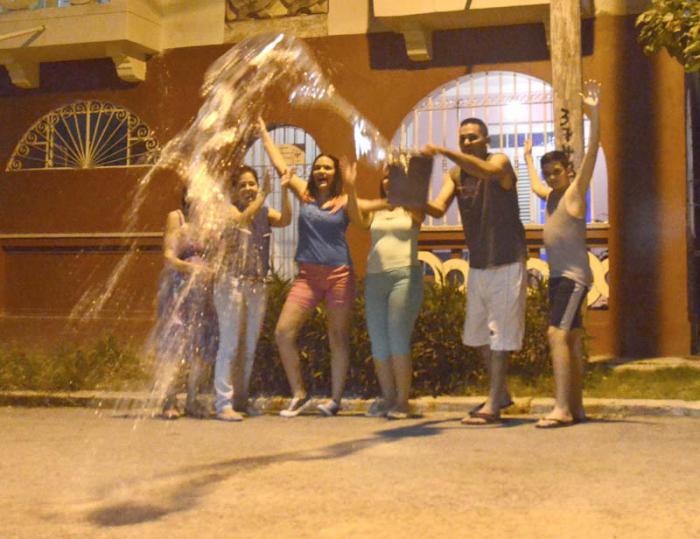 cubo de agua