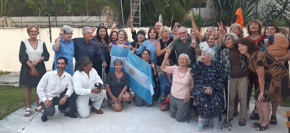 Nosotras en Libertad Presentación de Nosotras en libertad en la embajada de Argentina en Cuba, el 14 de febrero de 2023.