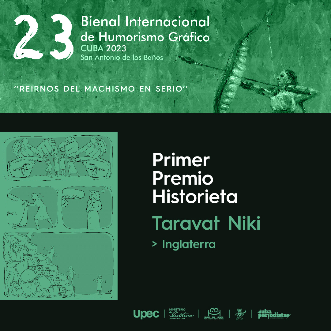 La metáfora merecedora del Primer Premio en Historieta La metáfora merecedora del Primer Premio en Historieta