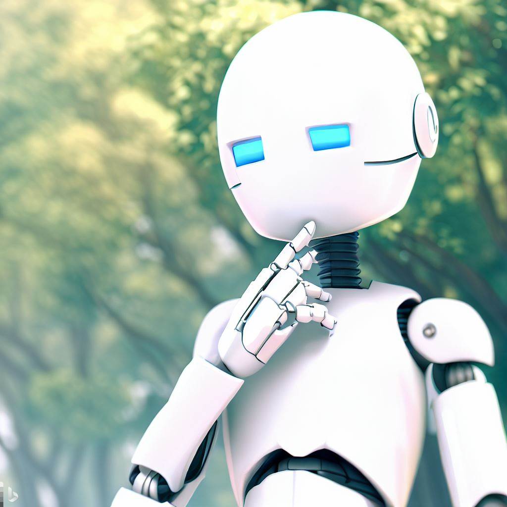 Androide pensando