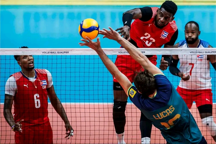 Preolímpico de voleibol Cuba vs Brasil Preolímpico de voleibol Cuba vs Brasil