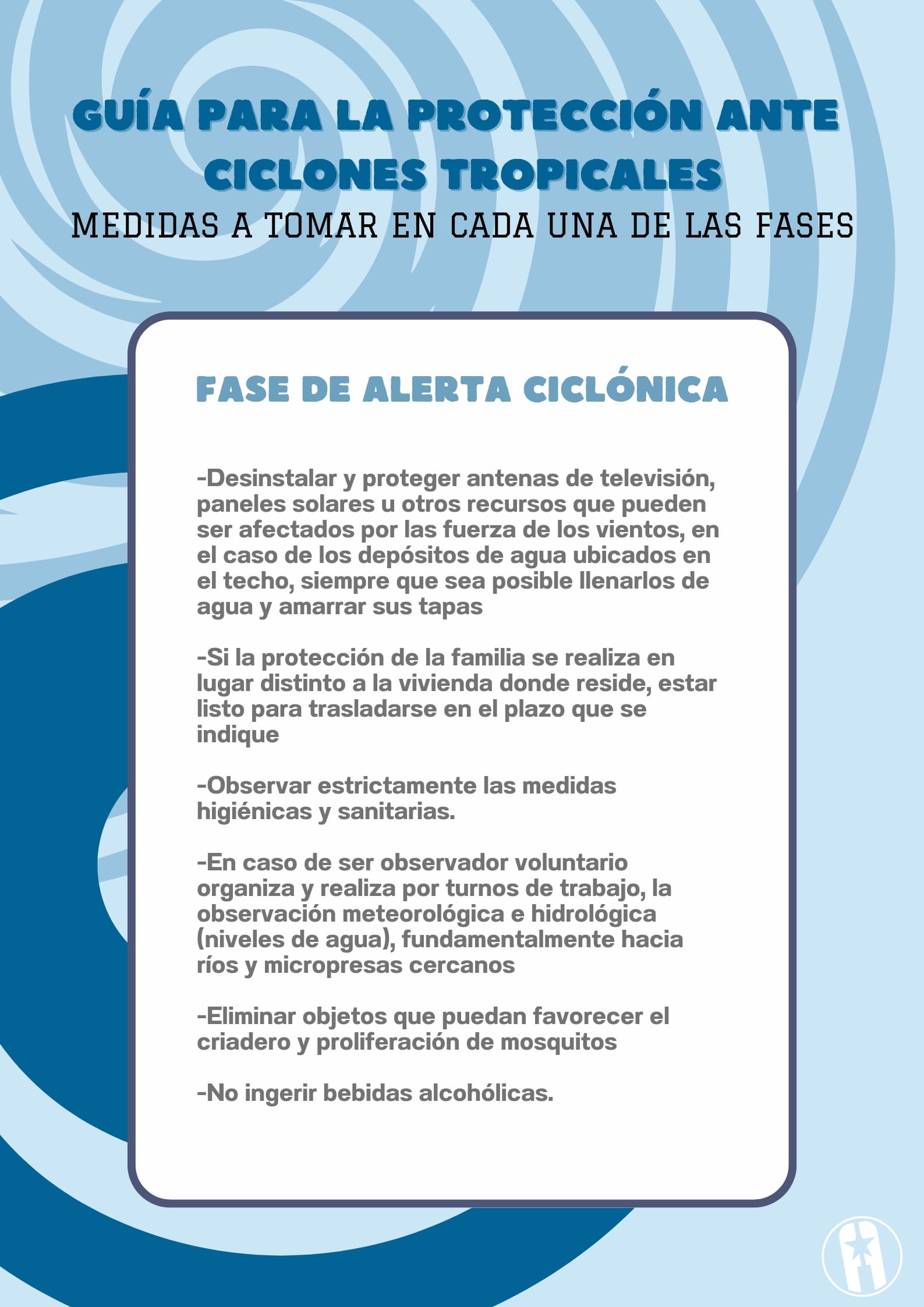 Medidas para enfrentar un huracán Medidas para enfrentar un huracán