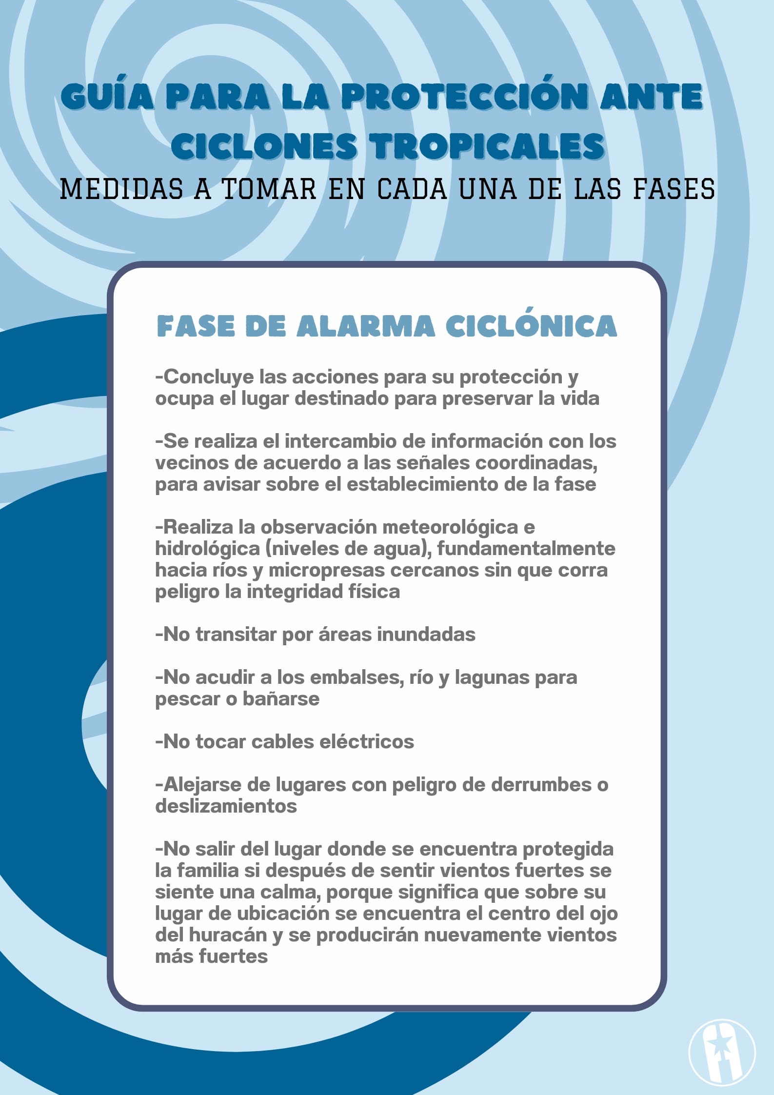 Medidas para enfrentar un huracán Medidas para enfrentar un huracán