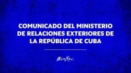 Comunicado del Ministerio de Relaciones Exteriores