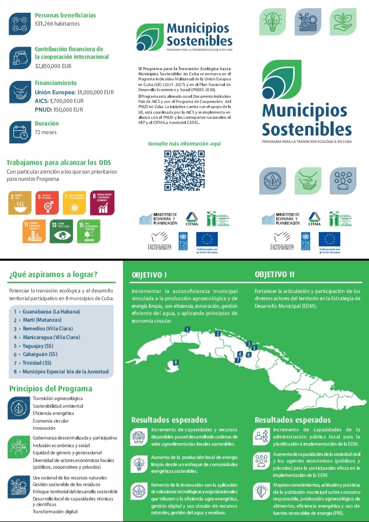 Municipios Sostenibles en Cuba: hacia la transición ecológica Municipios Sostenibles en Cuba: hacia la transición ecológica