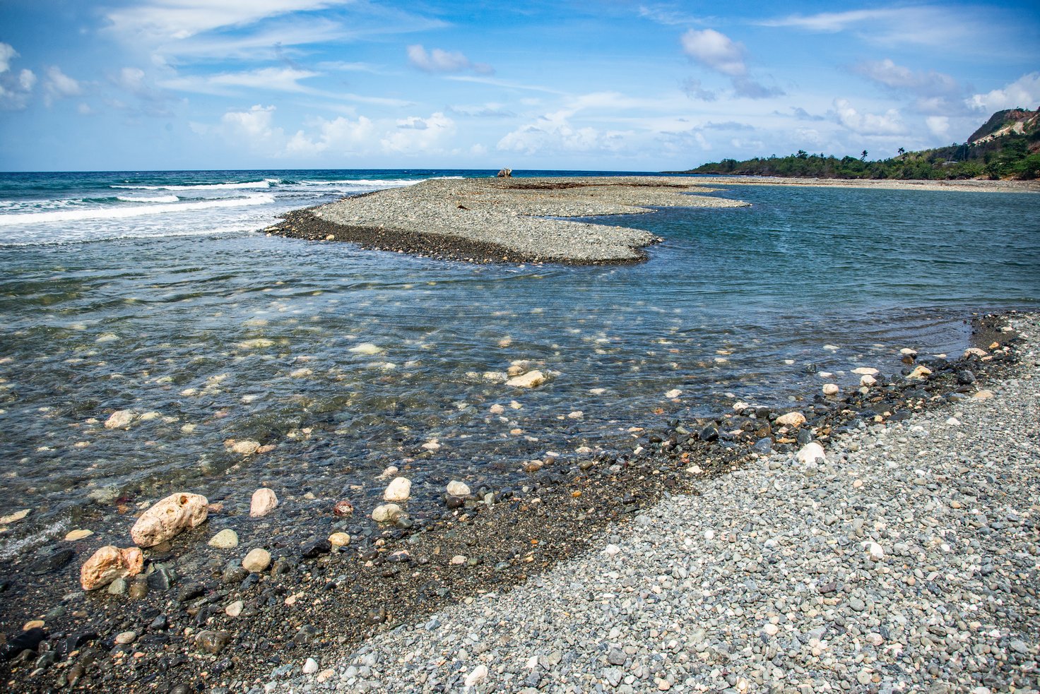Encuentro entre el agua del río y el mar Encuentro entre el agua del río y el mar