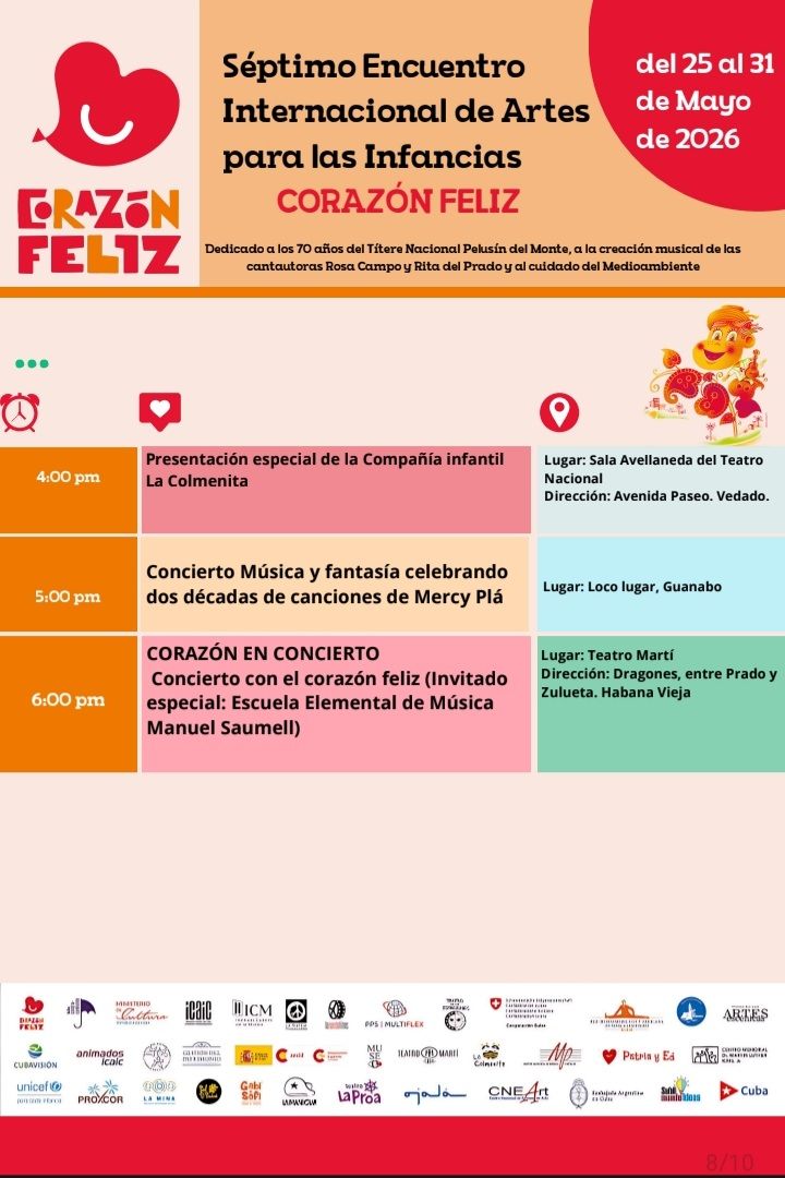 Encuentro de las Artes para las Infancias Corazón Feliz